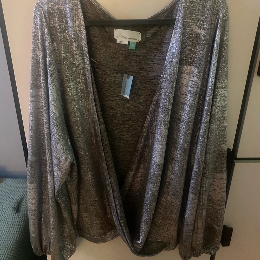 Deep v blouse